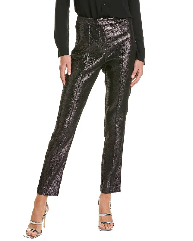 Tight trousers for men with zip fly and flat-front design for a polished look -Ramy Brook Saylor Pant