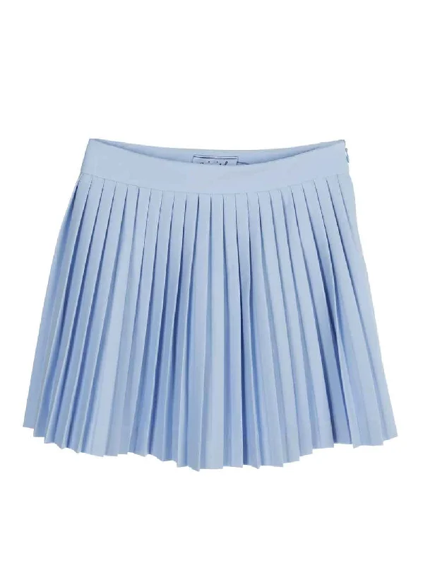 Bold leather skirts for daring fashion statements -Pleated Georgette Skirt