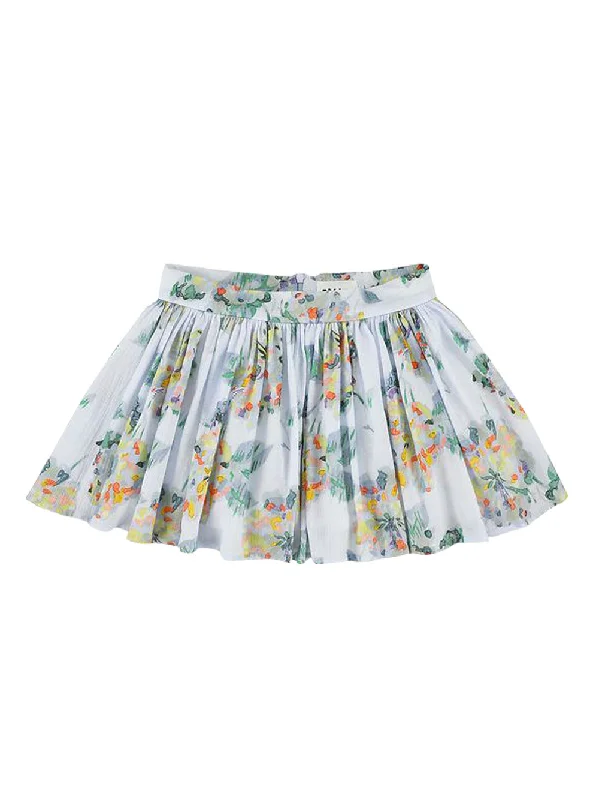 Durable denim skirts for rugged daily wear -Sprint Fallingflower Skirt