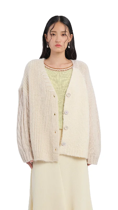 Cultural - event cardigan for a stylish appearance -Patchwork Cardigan